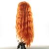 Pelucas para Mujeres Europeas y Americanas con Raya Media Cabello Largo Rizado, Permanente de Maíz, Set de Ondas de Agua, Venta al por Mayor desde el Fabricante, Flequillo al Aire, Fibra de Alta Temperatura