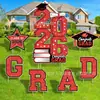 2027 Nuevo Cartel para Jardín de Temporada de Graduación Transfronteriza para Celebración al Aire Libre en el Césped Universitario Cartel de Decoración para Fiesta de Graduación