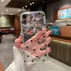 Funda Popular Transfronteriza Negra Corazón Pequeño para Teléfono Iphone17 Creativa Transparente Apple 18Pm Ultra-Delgada Cubierta Protectora