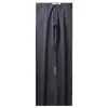 Pantalones grises de alta gama para hombre, sarga lavada, otoño e invierno, algodón grueso, microelástico, cintura media-alta, corte recto holgado, pantalones casuales