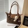 Bolso Pequeño de Hombro Cruzado Versátil Informal de Moda para Mujer 2025, Estampado de Leopardo Retro de Otoño, para el Trabajo