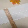 Punto nuevo encaje de bordado de algodón decoración suave para el hogar accesorios para mujer bordado a máquina grande encaje de cortina étnica calada