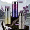 Termo de titanio puro de alta gama para negocios para mujeres, taza de bolsillo portátil, taza para la salud, taza de regalo de alta gama, personalizable