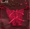 Lencería sexy de comercio exterior Feimu, braguita de mujer con tira transparente, tanga de encaje seductora con abertura en la entrepierna 7125