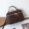Bolsa Pequeña 2026 Nuevo Modelo Bolso de Mujer de Piel Genuina Elegante de Moda Mini Bolsa Lonchera Bolso Cruzado de Mujer de Nicho de Gama Alta