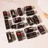 Caja de Empaque de Lápiz Labial Personalizada de Gama Alta, Caja de Color para Cosméticos de Aceite Esencial, Cartón para Brillo de Labios, Caja Plegable con Doble Inserto, Caja de Regalo Personalizada