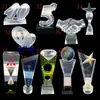 Medalla de Cristal Creativa de Gama Alta Placa Autorizada Personalizada Spot Celebración Reunión Anual Regalo de Cristal Trofeo Metálico Chapado en Oro