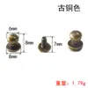 Accesorios DIY Piercings de Pezón Hebillas para Cartera Hechas a Mano Hebillas de Cuero Tachuelas de Cuero Hebillas para Funda de Cuchillo Remaches de Cabeza de Monje