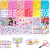 Kit de Material Amazon Transfronteiriço Pulseira Miçangas Acessórios DIY Conjunto Infantil Fio para Montar Contas Acessórios de Joias Miçangas