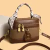 Bolso Caja Color Block Vintage Nuevo 2026 para Mujer, Bolso Cruzado, Bolso de Mano, Diseño de Nicho, Popular Bolso de Hombro de Cuero Patchwork