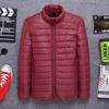 Outono/Inverno 2022 Novas Roupas Leves de Algodão Masculinas Gola Vertical Manga Curta Roupa para Aluno do Ensino Médio com Forro de Lã com Capuz Tamanho Plus Casaco Masculino
