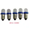 E10 Lâmpada de Parafuso LED Lâmpada Indicadora Experimento de Física Lâmpada Pequena Branco Azul Verde Vermelho Amarelo Branco Quente
