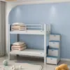 Beliche com Estrutura de Ferro Espessada, Beliche para Dormitório Estudantil, Cama para Apartamento de Funcionários, Cama de Solteiro para Canteiro de Obras