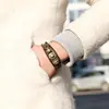 Europeo y Americano exportación de comercio exterior punk nuevo hebilla cuero genuino joyería vintage aleación logo de la paz pulsera de piel de vaca