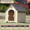 Casa para Perros al Aire Libre para Perros Grandes, Impermeable y a Prueba de Frío, Aislamiento Invernal, Villa Jaula para Perros para el Invierno