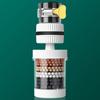 Filtro de Torneira Universal Removível e Lavável com Interface Giratória 360 graus Chuveiro à Prova de Salpicos para Torneira Doméstica Filtro Universal