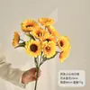 Girassol Simulado Flor Falsa Sala de Estar Quarto Mesa de Jantar Flor Colocação no Chão Flor Decoração de Interiores Adereços de Fotografia