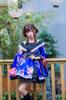 Vestido Kimono Tradicional Feminino Japonês cosplay Fotografia Animação Performance de Palco Roupas para Performance Dança da Terra Pura Abençoada