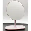 Espejo de Escritorio Moderno Simple Cuadrado Redondo para Dormitorio con Soporte de Escritorio Estilo Normcore Espejo Pequeño de Alta Definición
