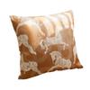 Funda de almohada de caballo de guerra antiguo Naranja Retro Alta calidad Lujo ligero Sala de estar Sofá Ventana salediza Cojín estilo chino con relleno