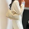 Bolsa de Hombro o Axila de Paja Tejida de Gran Capacidad Elegante para Mujer - Tendencia Verano 2025