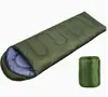 Saco de dormir tipo sobre con capucha, saco de dormir cálido de 3 estaciones para adultos, saco de dormir individual para camping y viajes