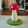 Tablero Rascador para Gatos con Forma de Hongo Rojo Tamaño Grande Sisal Árbol para Gatos Mediano Ahorrador de Espacio Cuerda de Cáñamo Colorida Resistente a los Arañazos No se Desprende Fácilmente