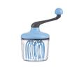 Batidora de Mano Doméstica Herramienta para Hornear Batidora de Crema Semiautomática Batidora de Huevos Pastel Mezclador Pequeña Máquina para Pasteles