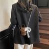 Bolso de Cubo Mini Portátil de Moda de Alta Gama Transfronterizo para Mujer 2025 Nuevo Diseño Nicho Versátil Bolso Bandolera de Hombro
