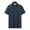 Camiseta de Verano de Seda de Hielo con Cuello Redondo para Parejas de Secado Rápido Cómoda y Transpirable Manga Corta para Deportes de Carrera Venta Directa de Fábrica Soporte para Dropshipping
