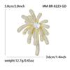 Estilo coreano Micro incrustado zircão lindo broche de fogos de artifício romântico florescendo acessórios para casaco corsage de alta qualidade temperamento joias para combinar