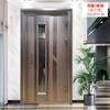 Puerta de Entrada Moderna de Aleación de Aluminio, Puerta Antirrobo para Villa de Estilo Moderno Simple, Puerta de Entrada de Acero Inoxidable de Doble Hoja, Puerta Antirrobo