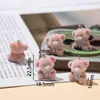 Colgante de Terciopelo 3D de Oso y Cachorro Lindo de Dibujos Animados Llavero DIY Hecho a Mano Cadena para Teléfono Decoración de Mochila