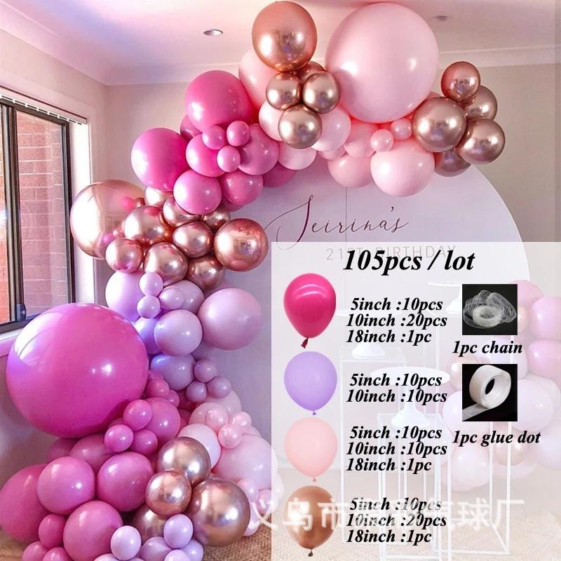 115pcs-Balloon-Arch-Garland-Ro