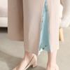Vestido de Verano Nuevo para Madre de Mediana Edad, Blusa de Gasa, Mangas Tres Cuartos, Joven Elegante, Traje Delgado de Verano para Mujeres de Mediana Edad y Mayores