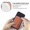 Soporte para Tarjetas Trasero para Teléfono Móvil Soporte para Tarjetas Adhesivo 3m Soporte para Tarjetas Multifunción Soporte para Tarjetas de Cuero PU Soporte para Tarjetas Simple de Color Puro