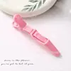 Grampo Bico de Pato Logo Colorido Grampo Cor Doce Presilha Jacaré Divisória Grampo Plástico Atacado