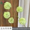 Molino de Viento de Cinco Cabezas Fruta Hortensia Decoración Interior de Hotel Ramo Flores Artificiales Estudio Fotográfico Arreglo Fotográfico Flores Artificiales