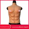 Fantasia Musculosa de Cosplay com Abdômen Falso e Seios de Silicone para Cross-Dressing, Transformação de Homem para Mulher, Adereços de Cosplay para Influenciadores