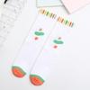 Calcetines de Algodón para Niños para Primavera, Otoño y Verano, Estilo Delgado para Niños Mayores, Calcetines Deportivos de Moda, Calcetines Suaves de Media Pantorrilla para Niñas, Transpirables y Absorbentes del Sudor