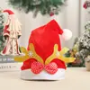 Regalos de Navidad Pegatinas de Navidad Sombreros de Navidad de Dibujos Animados Papá Noel Muñeco de Nieve Reno Sombreros Brillantes Decoraciones para Fiestas