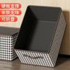 Cesto de Armazenamento em Camadas de Roupas Houndstooth Armazenamento Casa Guarda-Roupa Armazenamento de Roupas Estrutura de Aço Dobrável Armazenamento de Gaveta