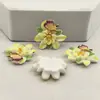 Abelha de Desenho Animado Gradiente Colorido Flor de Cinco Pétalas Acessórios de Resina Headdress DIY Grampo de Cabelo Joia Fivela de Sapato Material de Aplique