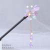 Estilo antigo hairpin updo hairpin de madeira hairpin de madeira de alta qualidade novo estilo chinês hairpin pérola flor cocar hanfu acessórios para o cabelo