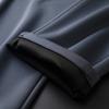 Pantalones de traje con cremallera YKK de lujo ligero para hombre, otoño, nuevos, de seda de morera, corte ajustado, engrosados, pantalones casuales de negocios, pantalones versátiles