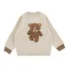 Suéter Cálido Suave Wulibu para Niñas con Intarsia 3D y Bloques de Color 2026 Invierno Top Casual Infantil Moderno