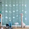 Decoraciones de Actividades de Temporada de Regreso a Clases con Temática Oceánica de Verano para Jardín de Infantes Adornos Colgantes de Cumpleaños Medusas Burbujas Banderines