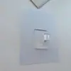 Pegatina Rectangular Cuerno de Rinoceronte Gancho Grande Transparente Gris Cepillado Cristal Montado en Pared Portante Gancho Adhesivo de Pared sin Clavos