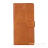 Funda de cuero transfronteriza con estampado de becerro nuevo para Samsung S23ultra, funda de teléfono móvil resistente a caídas s30 con tarjetero y soporte