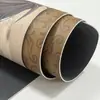 Alfombrilla de ratón grande de cuero, hecha a medida con tu propio diseño, hecha de corcho natural y caucho, antideslizante, alfombrilla de escritorio de cuero impermeable